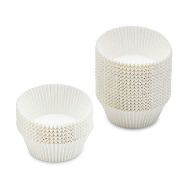 Cupcake / muffin cases, white