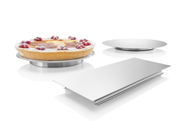 Cake plates, stainless steel