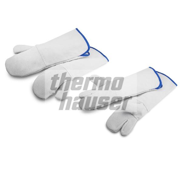 Oven gloves, leather, extremely heat resistant