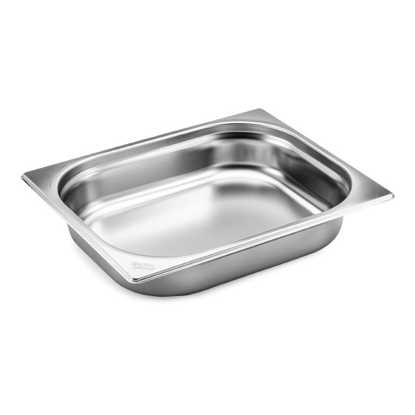 GN 1/2 container without handles, stainless steel 