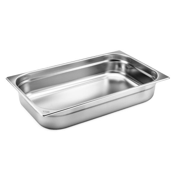 GN 1/1 container without handles, stainless steel