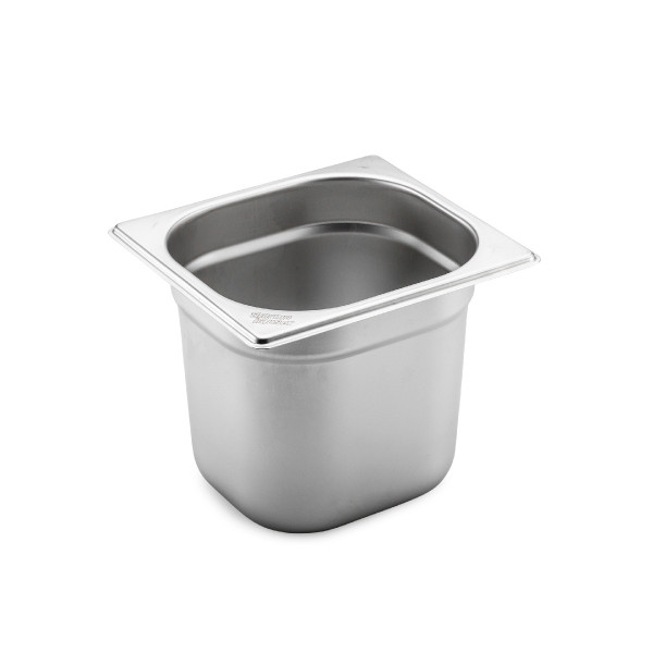 GN 1/6 container without handles, stainless steel 