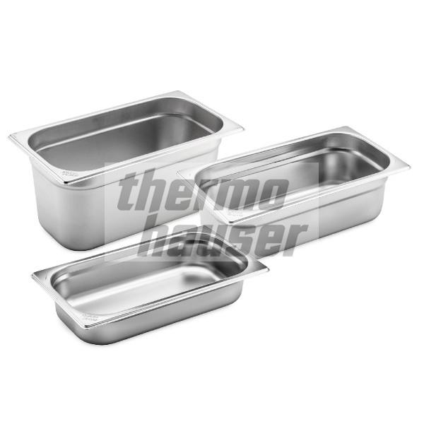GN 1/3 container without handles, stainless steel