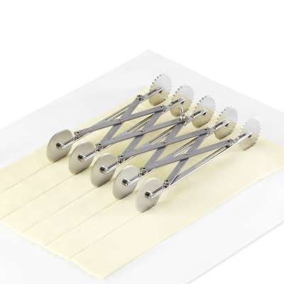 Premium Teigschneider Mit Holzgriff – 20x13 Cm, Edelstahlklinge, Multifunktional Für Pizza, Kuchen & Mehr