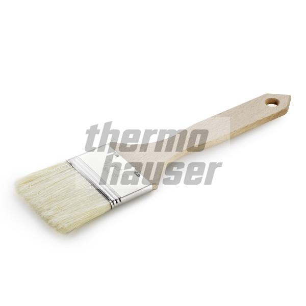 Brushes, natural bristles, wooden handle