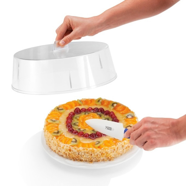Tortenplatten Kunststoff, weiß