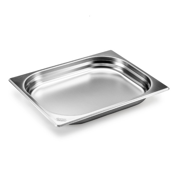 GN 1/2 container without handles, stainless steel 