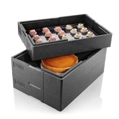 Thermohauser Alu-Fahrgestell Für EPP-Isolierboxen Universal – 69x49x16 Cm, 250 Kg Traglast – Der Praktische Roller Für Gastro & Catering