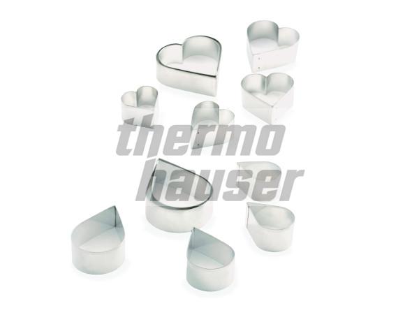 Ausstecher Sets EMOTION, Edelstahl