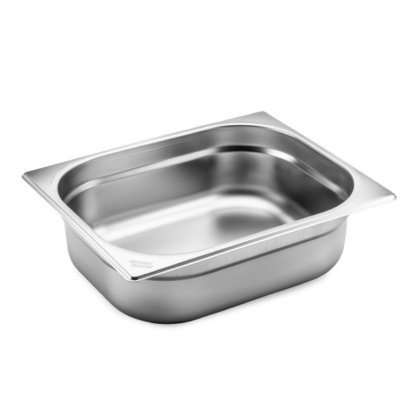 GN 1/2 container without handles, stainless steel 