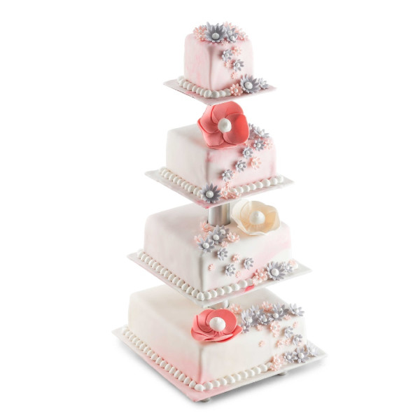 Tiered cake stand / wedding cake stand, square