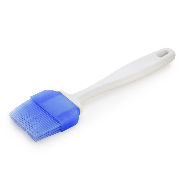 Brushes, silicone bristles, plastic handle