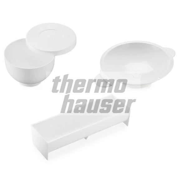 Ice cream moulds / dessert moulds / shaped containers, plastic