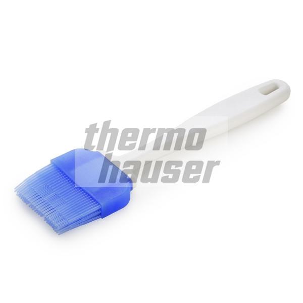 Brushes, silicone bristles, plastic handle