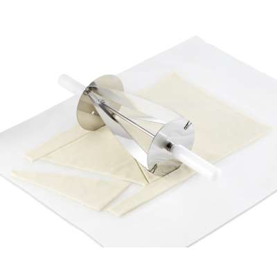 Premium Teigschneider Mit Holzgriff – 20x13 Cm, Edelstahlklinge, Multifunktional Für Pizza, Kuchen & Mehr