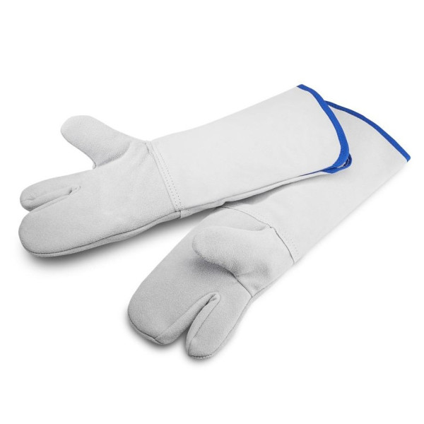 Oven gloves, leather, extremely heat resistant