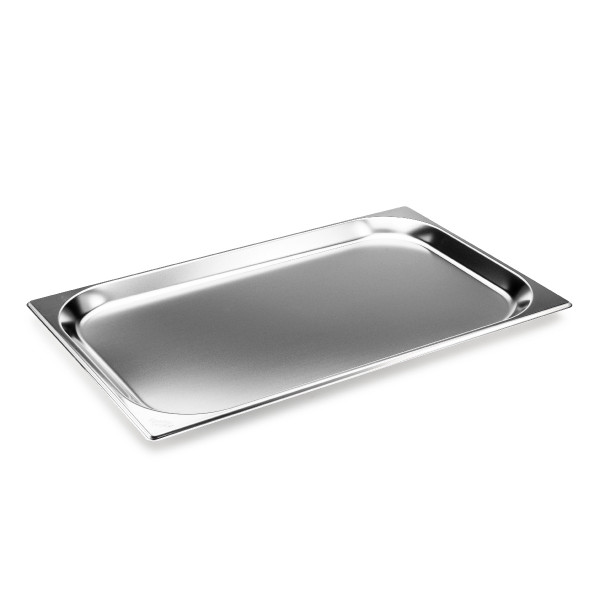 GN 1/1 container without handles, stainless steel