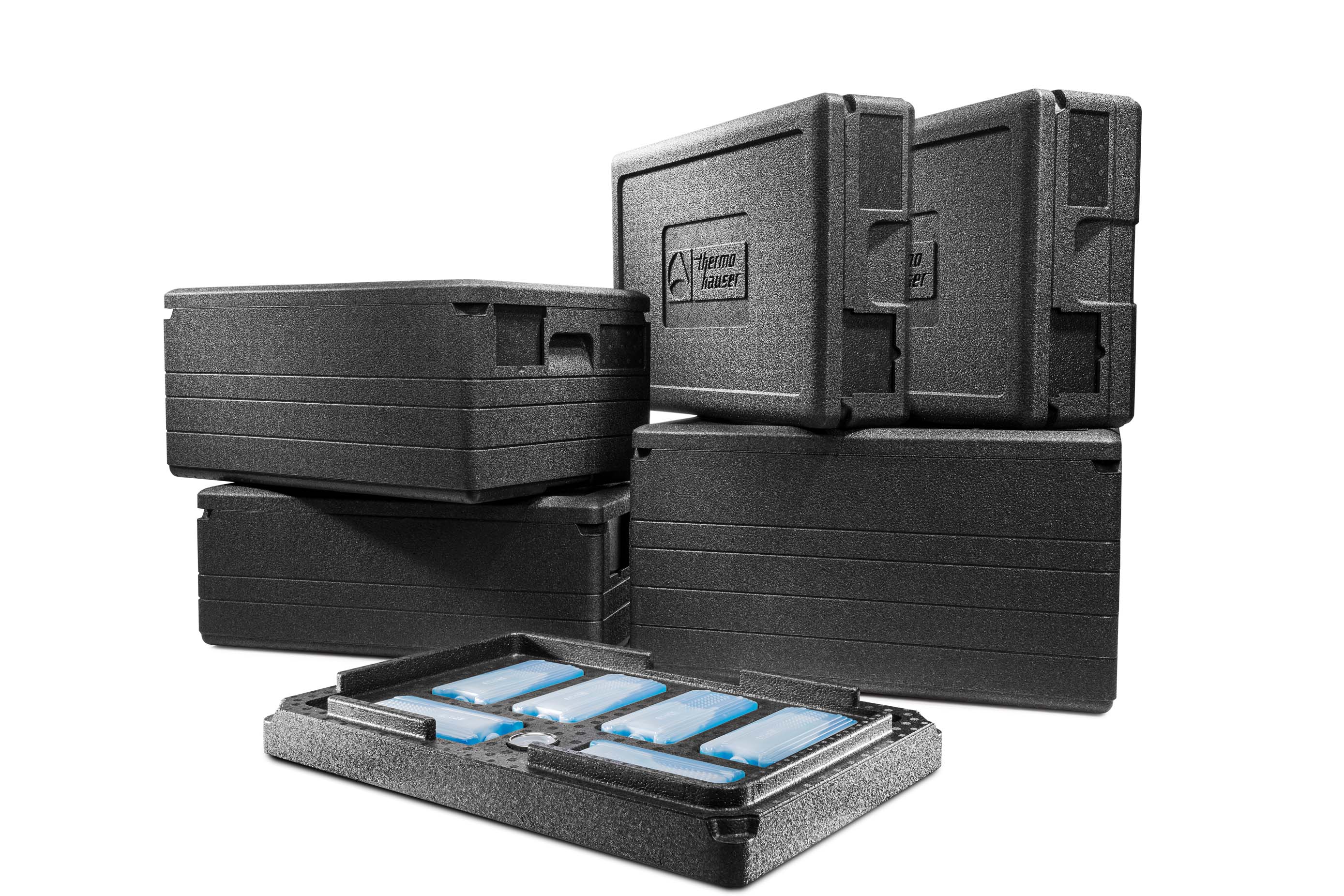 EPP Thermo Box GN 1/1 Abm 60 x 40 x 27,5 cm Thermobox Isolierbox Kühlbox ROT NEU 