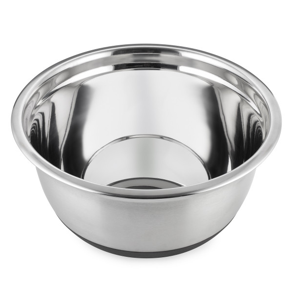 Mixing bowls / other bowls with a non-slip base, stainless steel